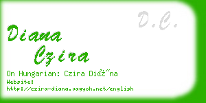 diana czira business card